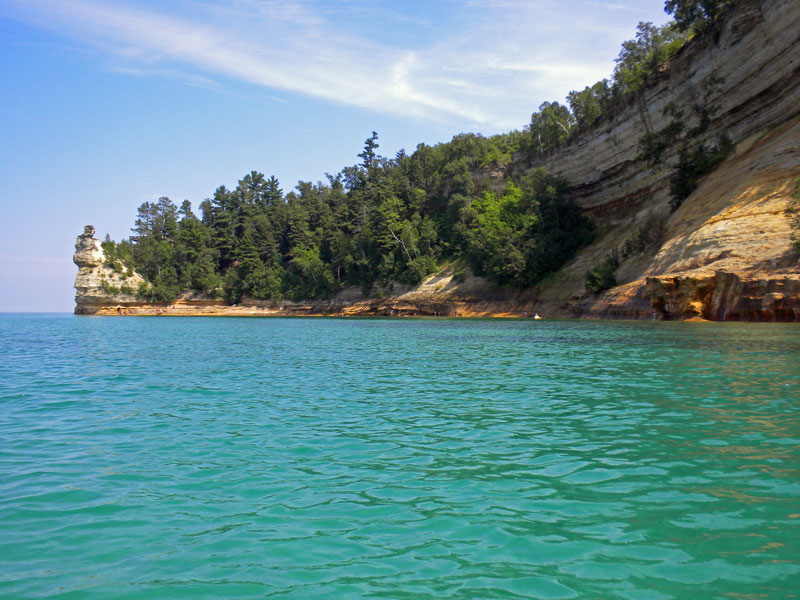 miners castle from the kayak